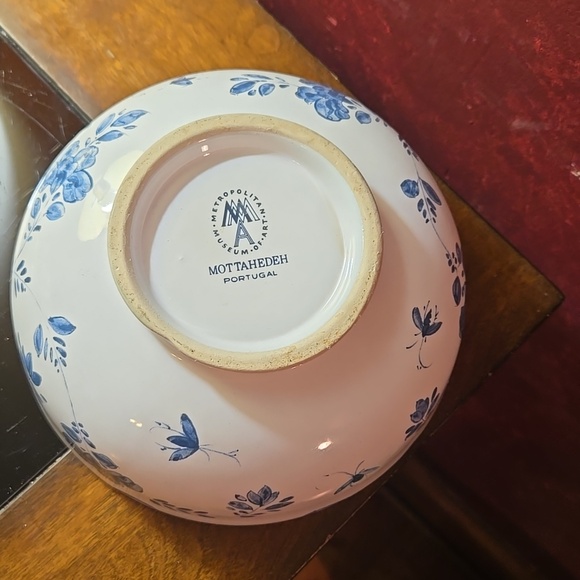 Vtg. 1950s Mottahedeh Metropolitan Museum of Art Ceramic Flower Frog Bulb Vase - Picture 7 of 8